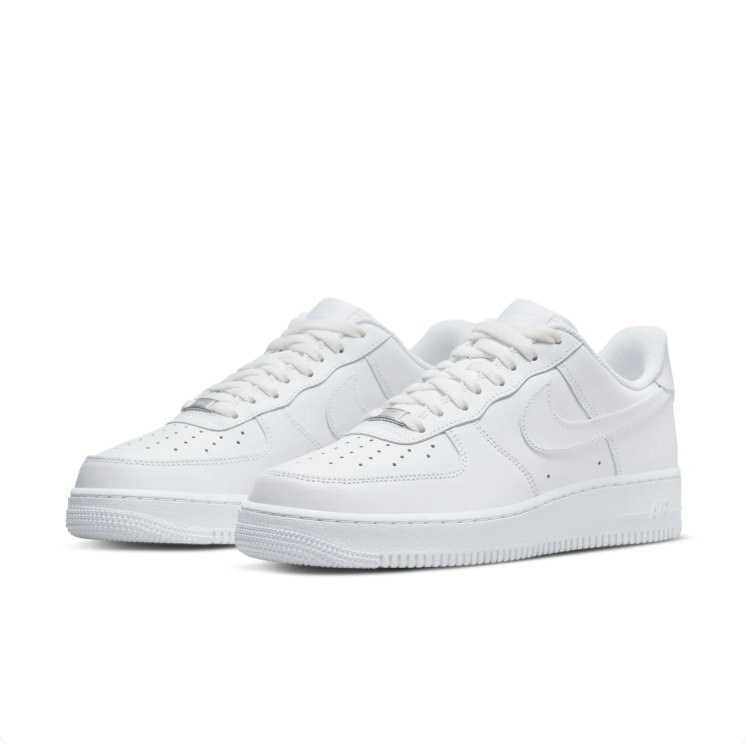 Classic All-White Low-Top Sneakers