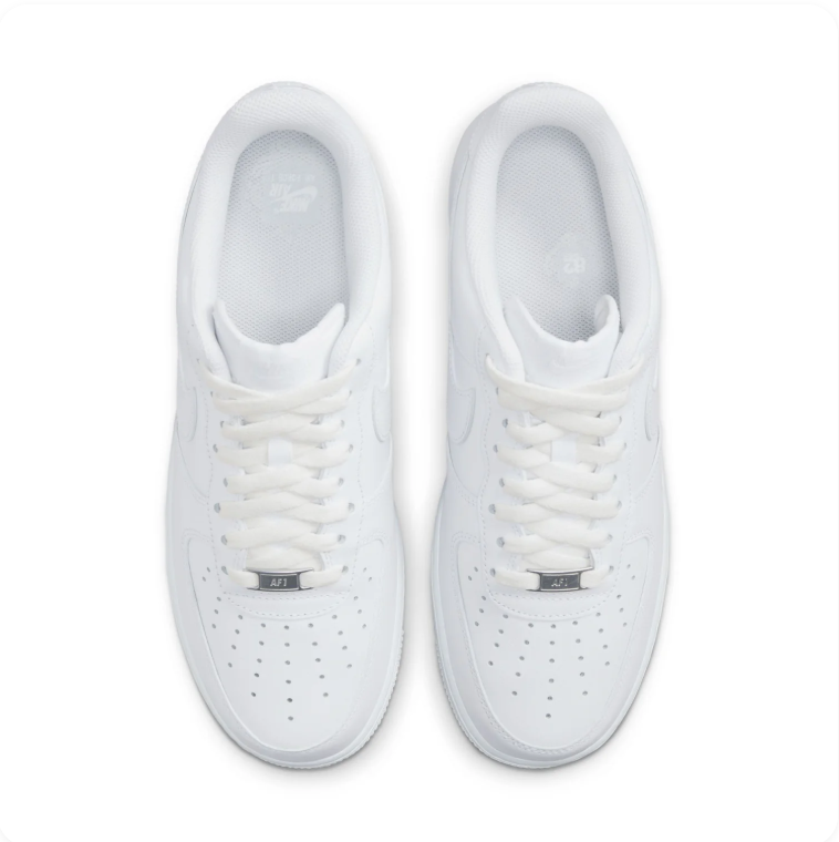 Classic All-White Low-Top Sneakers