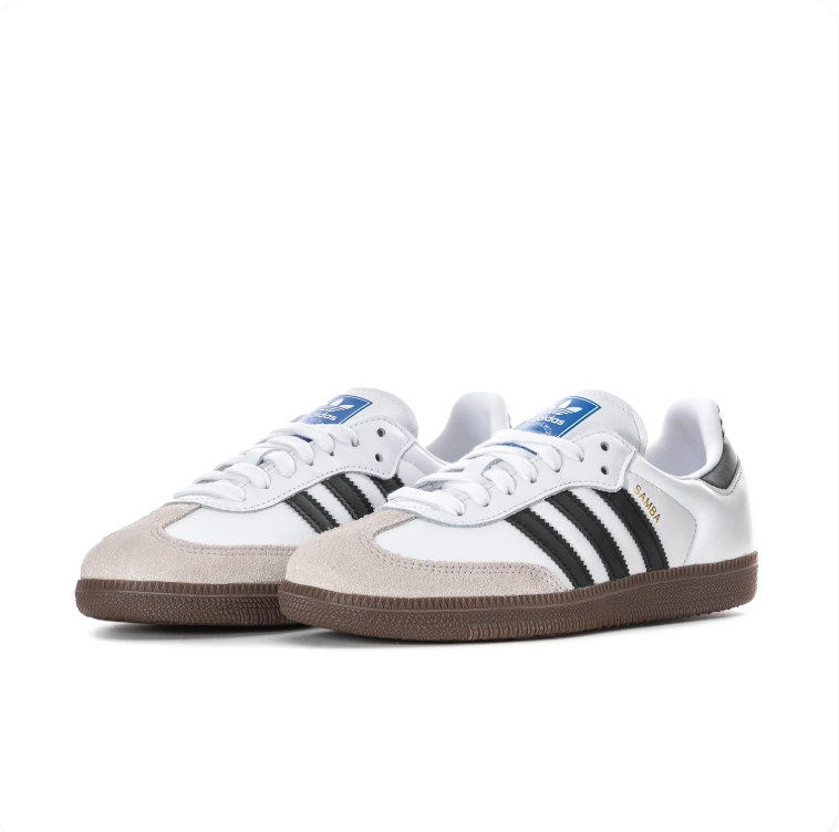 Adidas Samba Classic Low-Top Sneakers – White/Black