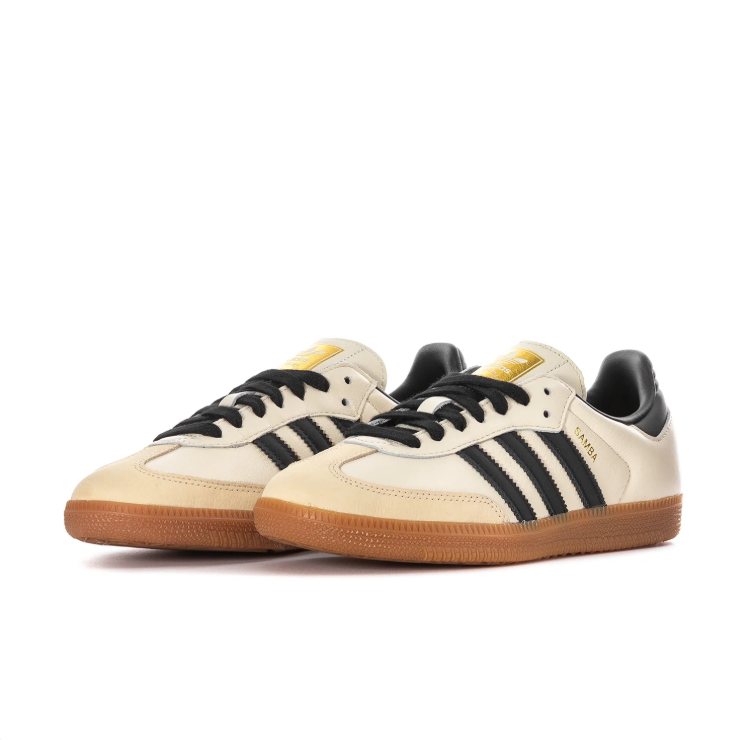 Adidas Samba OG Low-Top Sneakers – Cream/Black