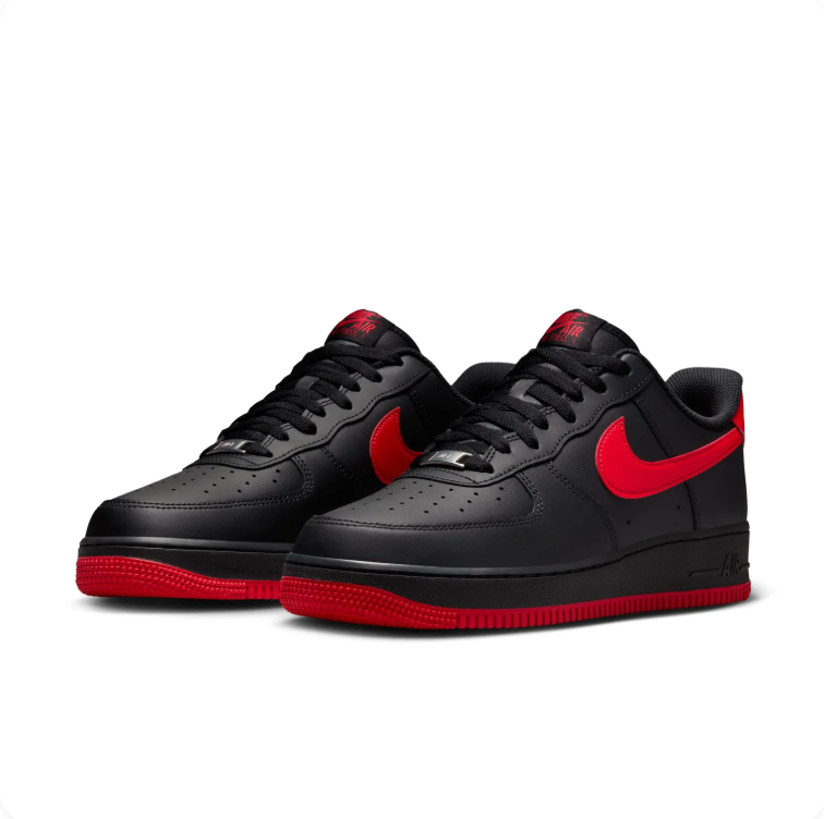 Nike Air Force 1 Low – Black/University Red