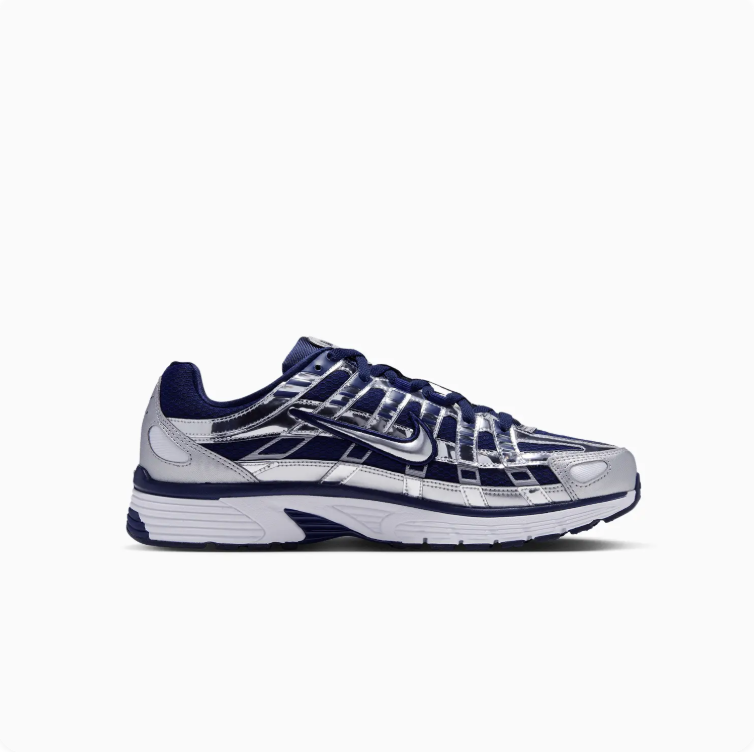 Nike P-6000 – Metallic Silver/Midnight Navy