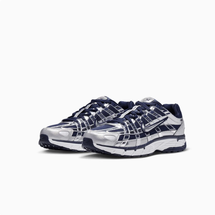 Nike P-6000 – Metallic Silver/Midnight Navy
