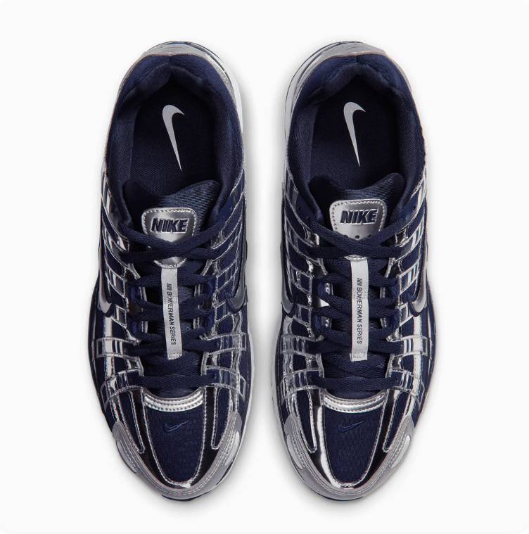 Nike P-6000 – Metallic Silver/Midnight Navy