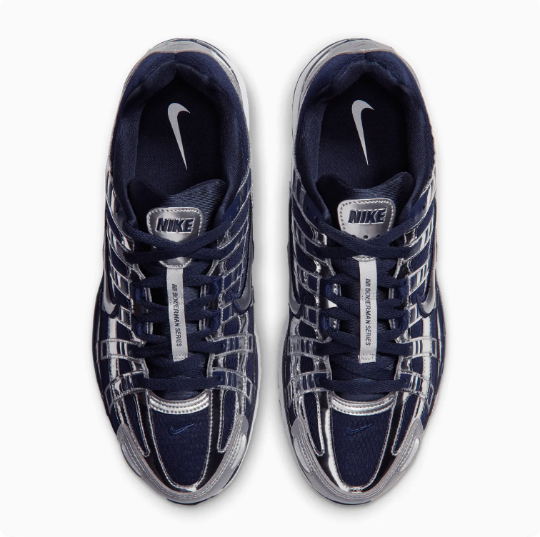 Nike P-6000 – Metallic Silver/Midnight Navy