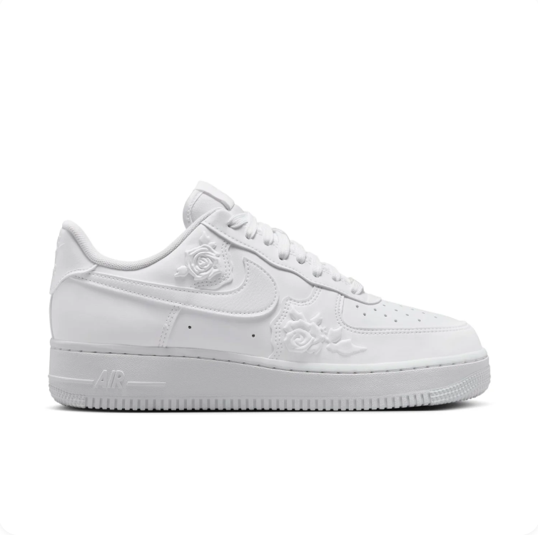 Nike Air Force 1 Low – Triple White Rose Emboss