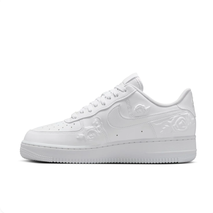 Nike Air Force 1 Low – Triple White Rose Emboss