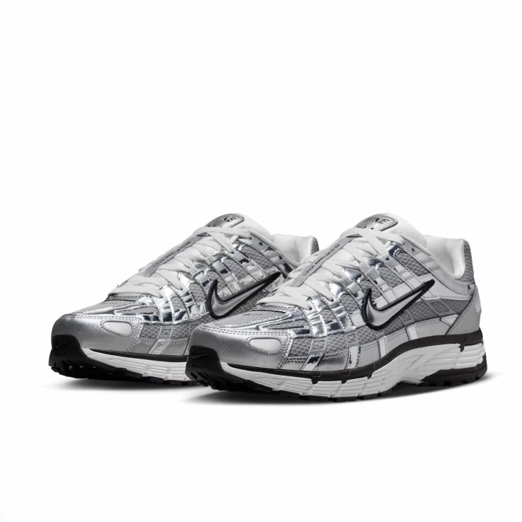 Nike P-6000 – Metallic Silver/Black/White