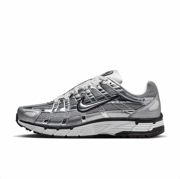 Nike P-6000 – Metallic Silver/Black/White