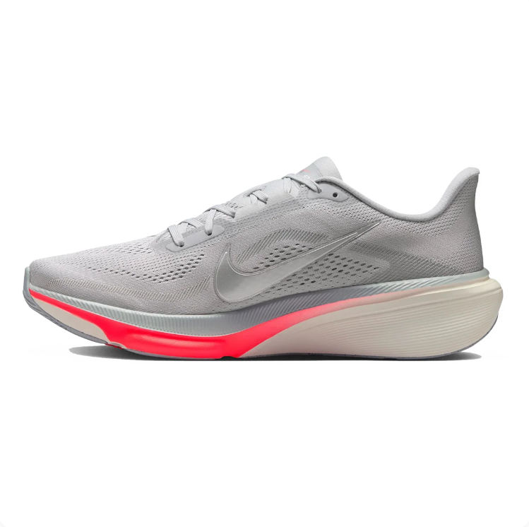 Nike Pegasus 41 – Wolf Grey/Silver/Hot Coral