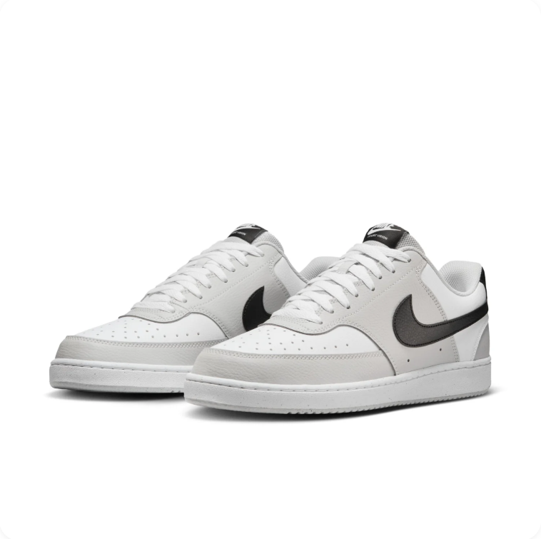 Nike Court Vision Low – White/Light Grey/Black