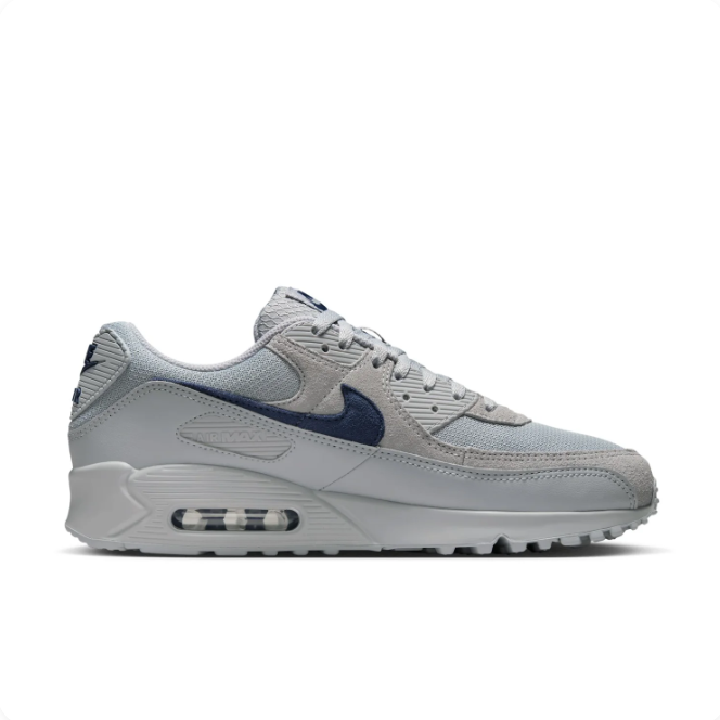 Nike Air Max 90 – Light Grey/Midnight Navy