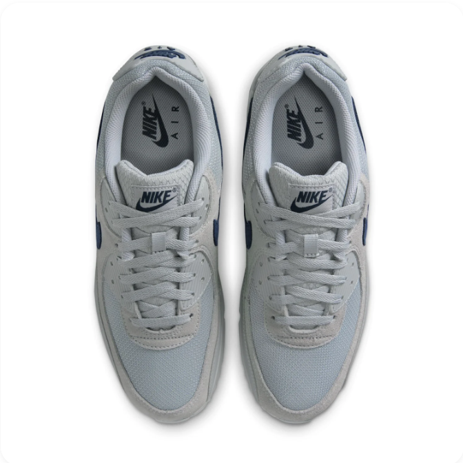 Nike Air Max 90 – Light Grey/Midnight Navy