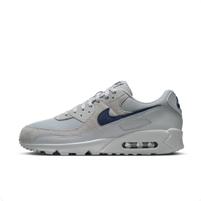 Nike Air Max 90 – Light Grey/Midnight Navy