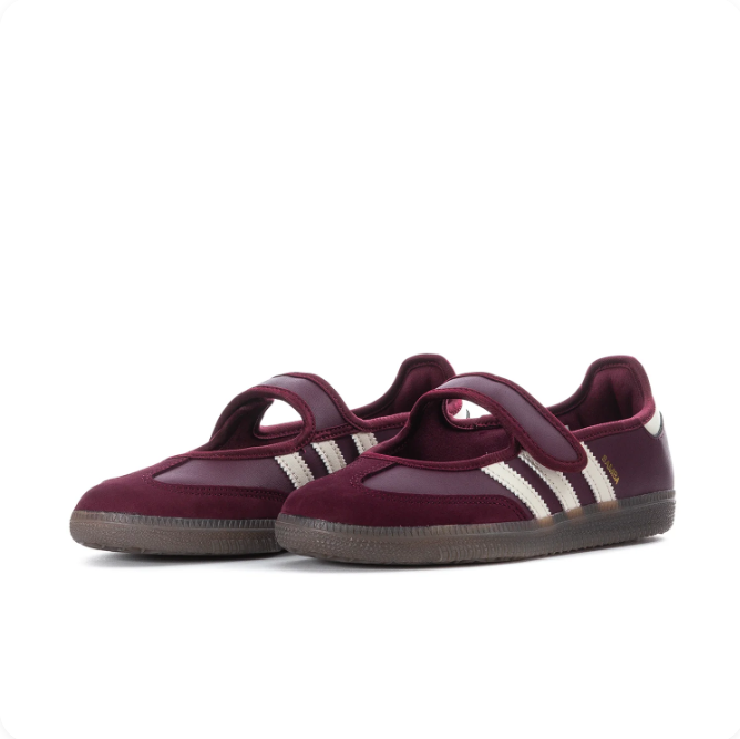 Adidas Samba Ballet – Burgundy/Cream/Gum