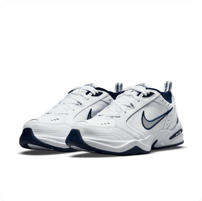 Nike Air Monarch IV – White/Midnight Navy