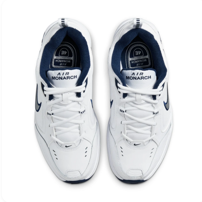 Nike Air Monarch IV – White/Midnight Navy