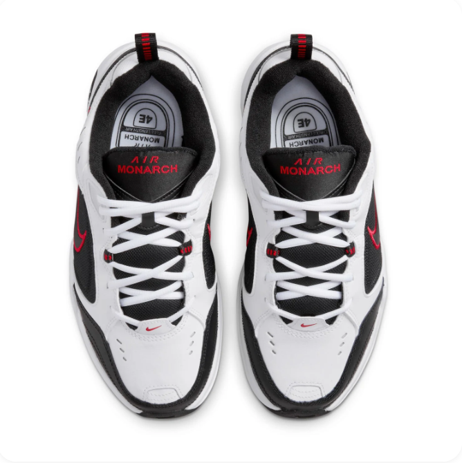 Nike Air Monarch IV – White/Black/University Red