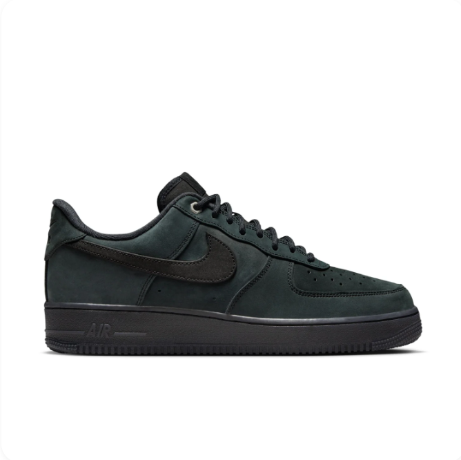 Nike Air Force 1 Low '07 – Triple Black Suede