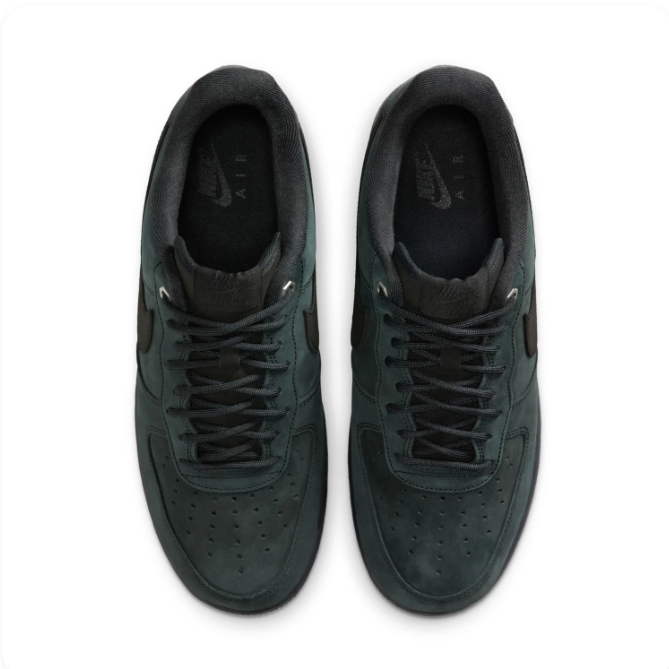 Nike Air Force 1 Low '07 – Triple Black Suede