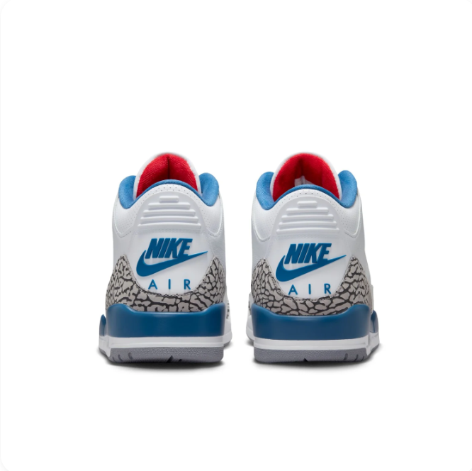 Air Jordan 3 Retro – White/True Blue/Cement Grey