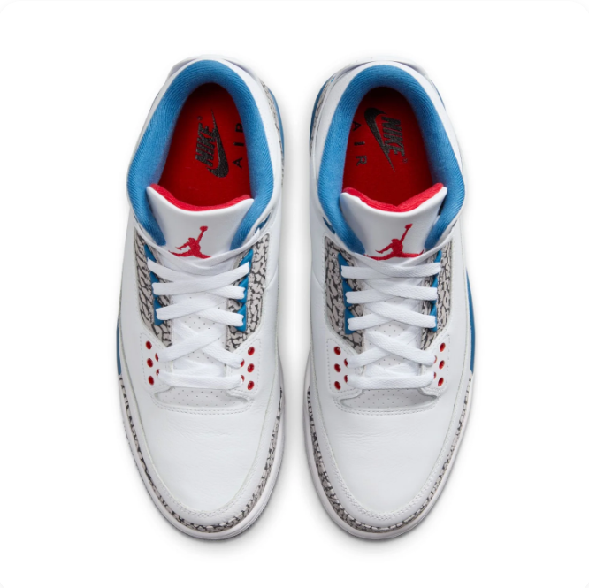 Air Jordan 3 Retro – White/True Blue/Cement Grey