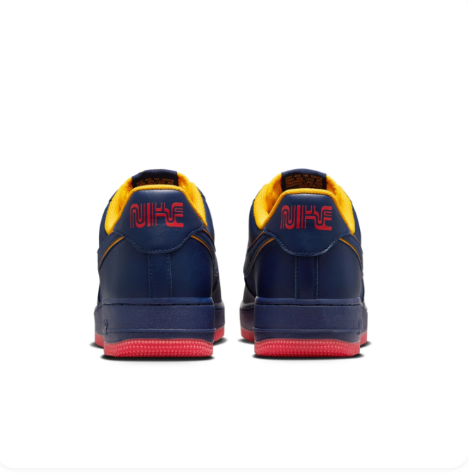 Nike Air Force 1 Low – Navy/Red/Gold