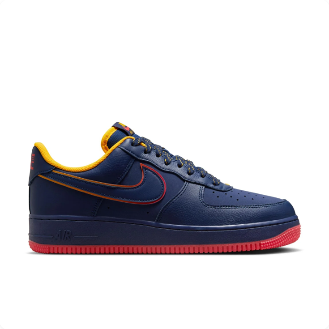 Nike Air Force 1 Low – Navy/Red/Gold