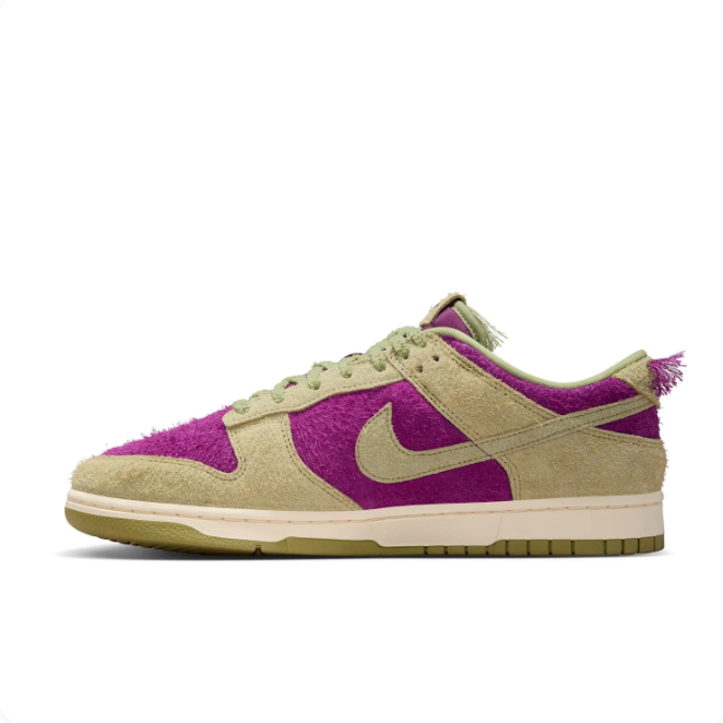 Nike Dunk Low – Olive/Magenta Fuzzy