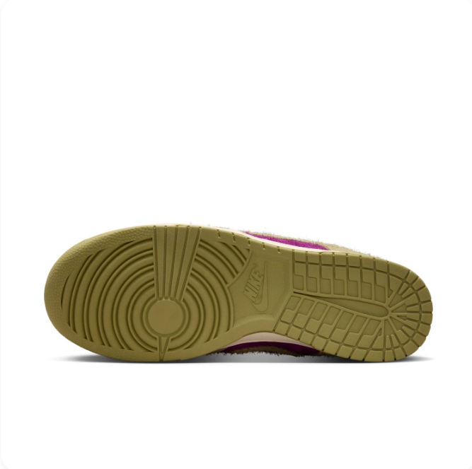 Nike Dunk Low – Olive/Magenta Fuzzy