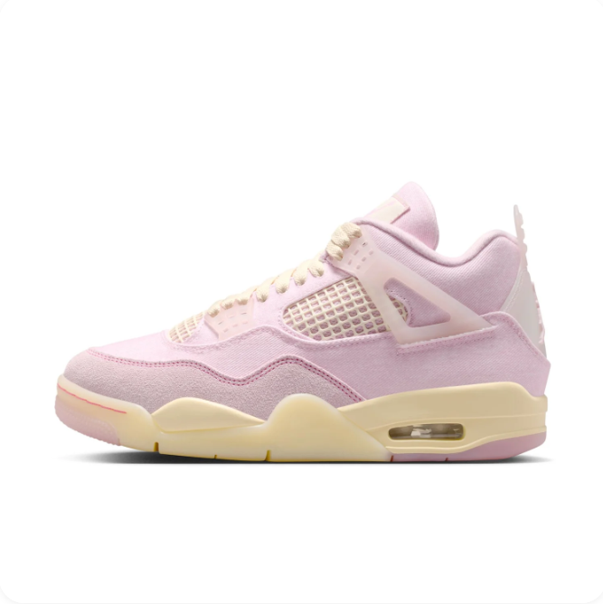 Air Jordan 4 Retro (W) – Zen Master / Pink Foam/Sail/Coconut Milk