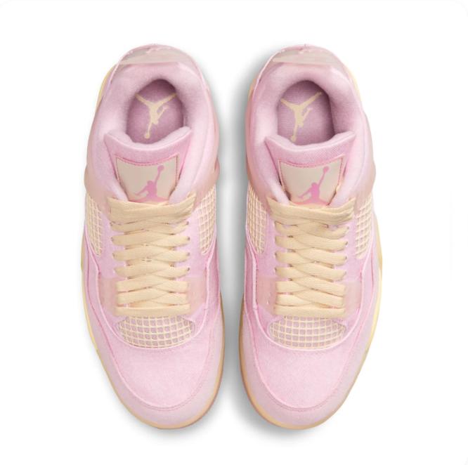 Air Jordan 4 Retro (W) – Zen Master / Pink Foam/Sail/Coconut Milk