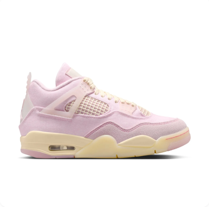 Air Jordan 4 Retro (W) – Zen Master / Pink Foam/Sail/Coconut Milk