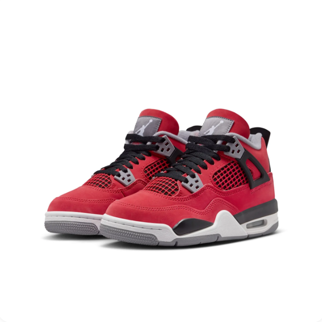Air Jordan 4 Retro – Toro Bravo (Fire Red/Cement Grey/Black)