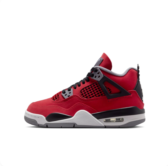 Air Jordan 4 Retro – Toro Bravo (Fire Red/Cement Grey/Black)