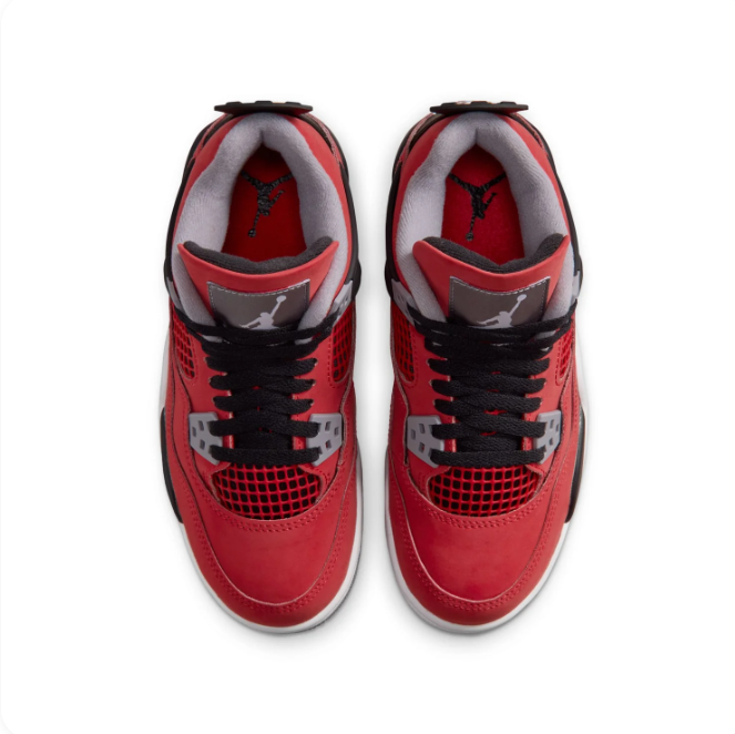 Air Jordan 4 Retro – Toro Bravo (Fire Red/Cement Grey/Black)