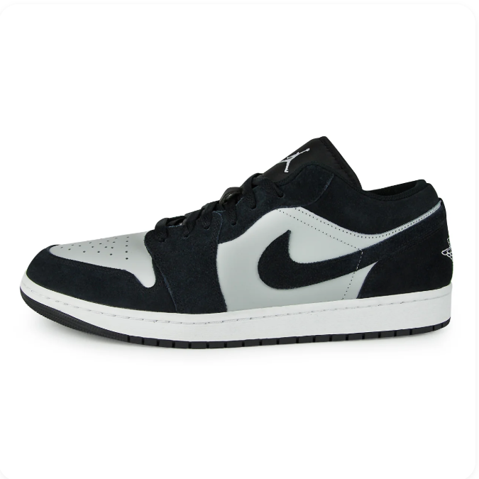 Air Jordan 1 Low – Black/Medium Grey/White ‘Shadow’