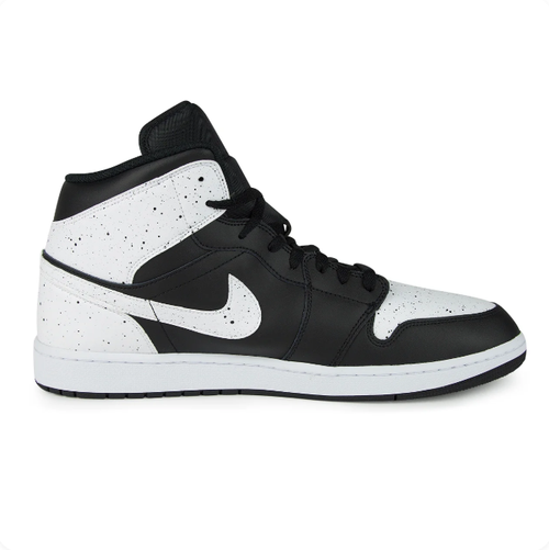Air Jordan 1 Mid – Black/White Paint Splatter